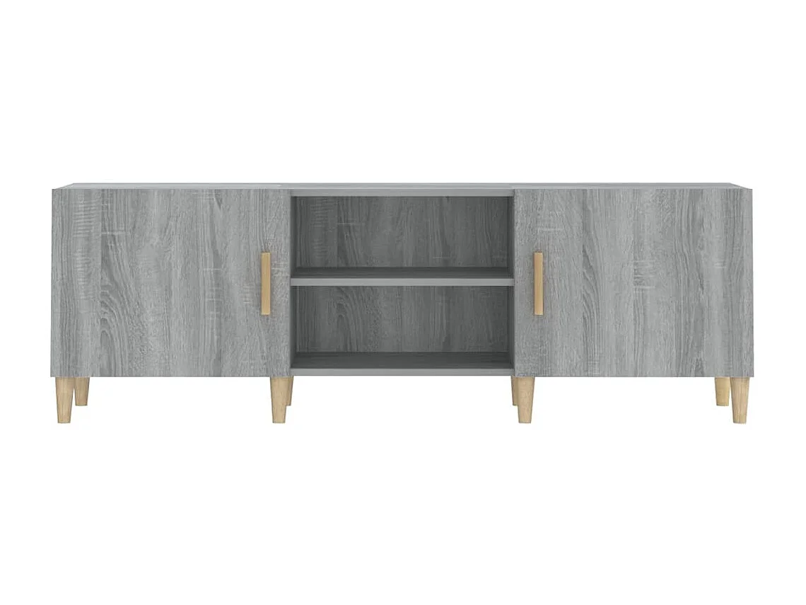 Meuble TV Sonoma gris 150x30x50 cm Bois d'ingénierie BE31627