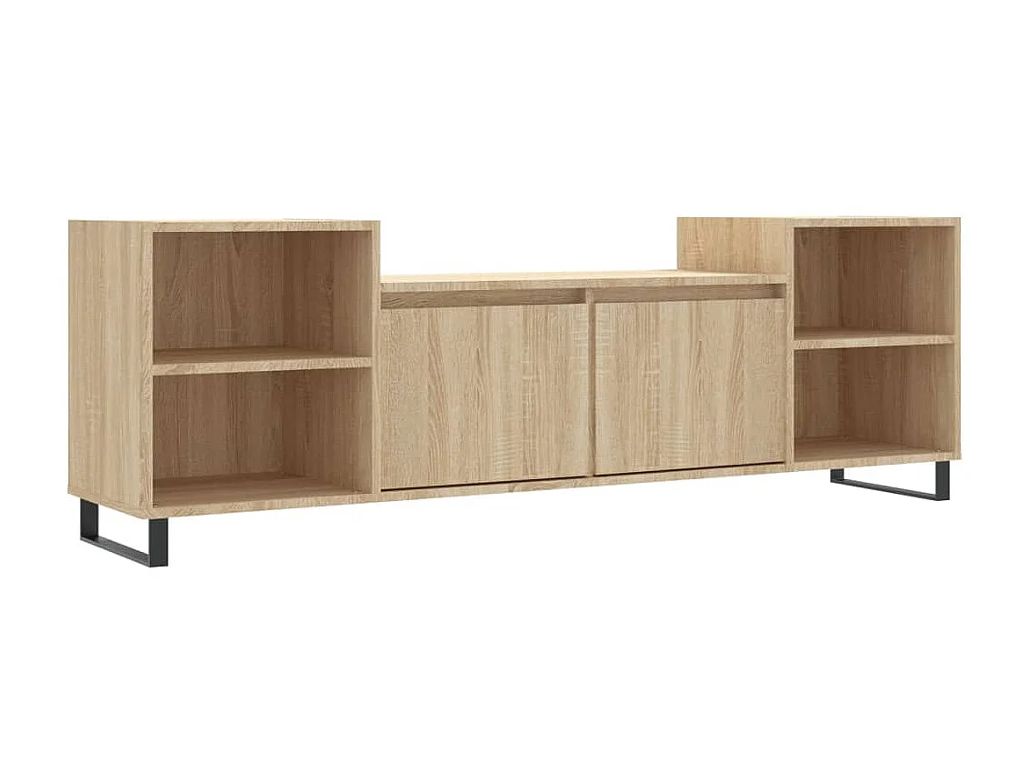 Meuble TV Chêne sonoma 160x35x55 cm Bois d'ingénierie BE69800