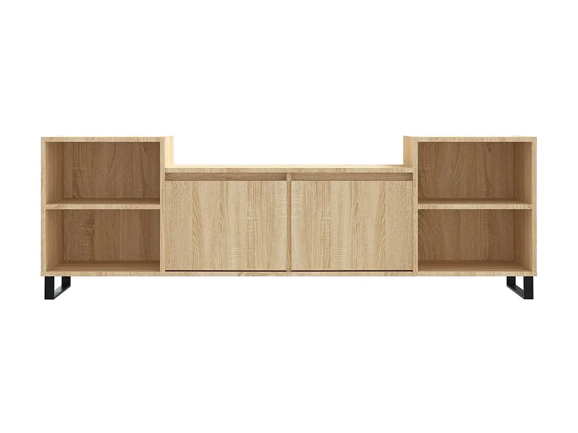Meuble TV Chêne sonoma 160x35x55 cm Bois d'ingénierie BE69800