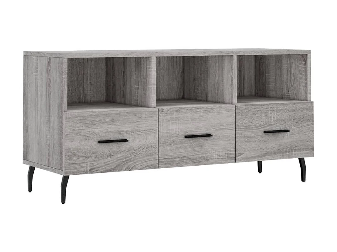 TV-Schrank,TV-Möbel Grau Sonoma 102x36x50 cm Holzwerkstoff -gkd138518