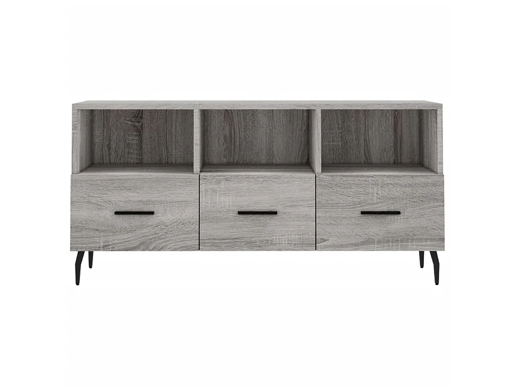 TV-Schrank,TV-Möbel Grau Sonoma 102x36x50 cm Holzwerkstoff -gkd138518