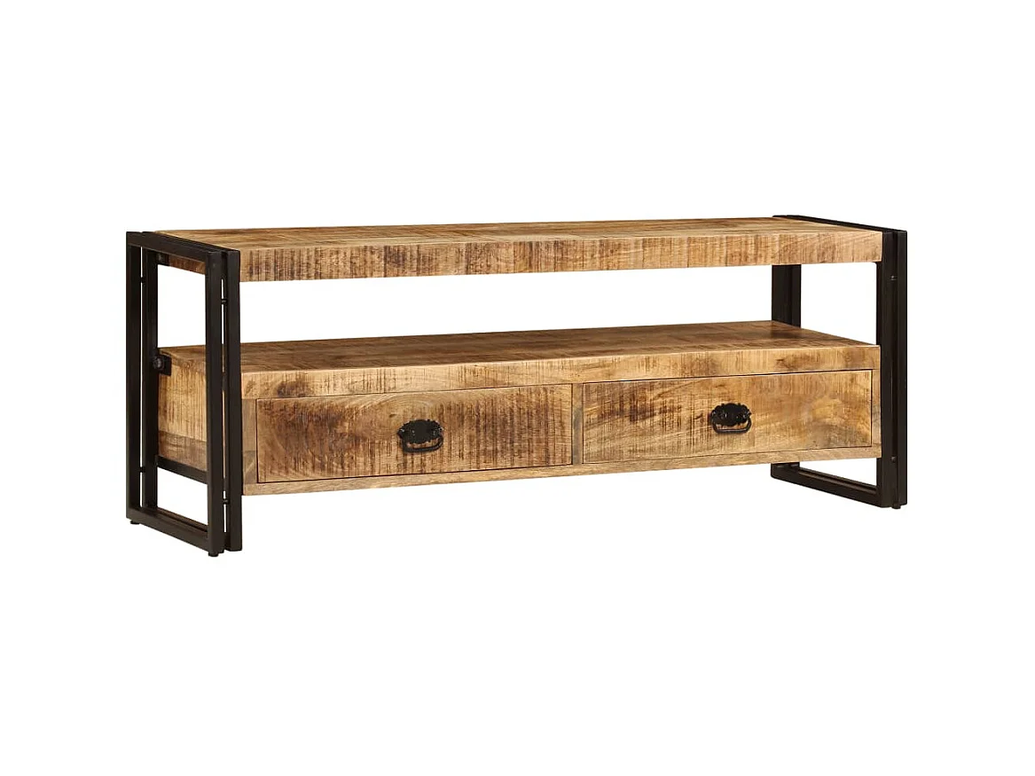 Tv-meubel 120x35x45 cm massief mangohout NL210921