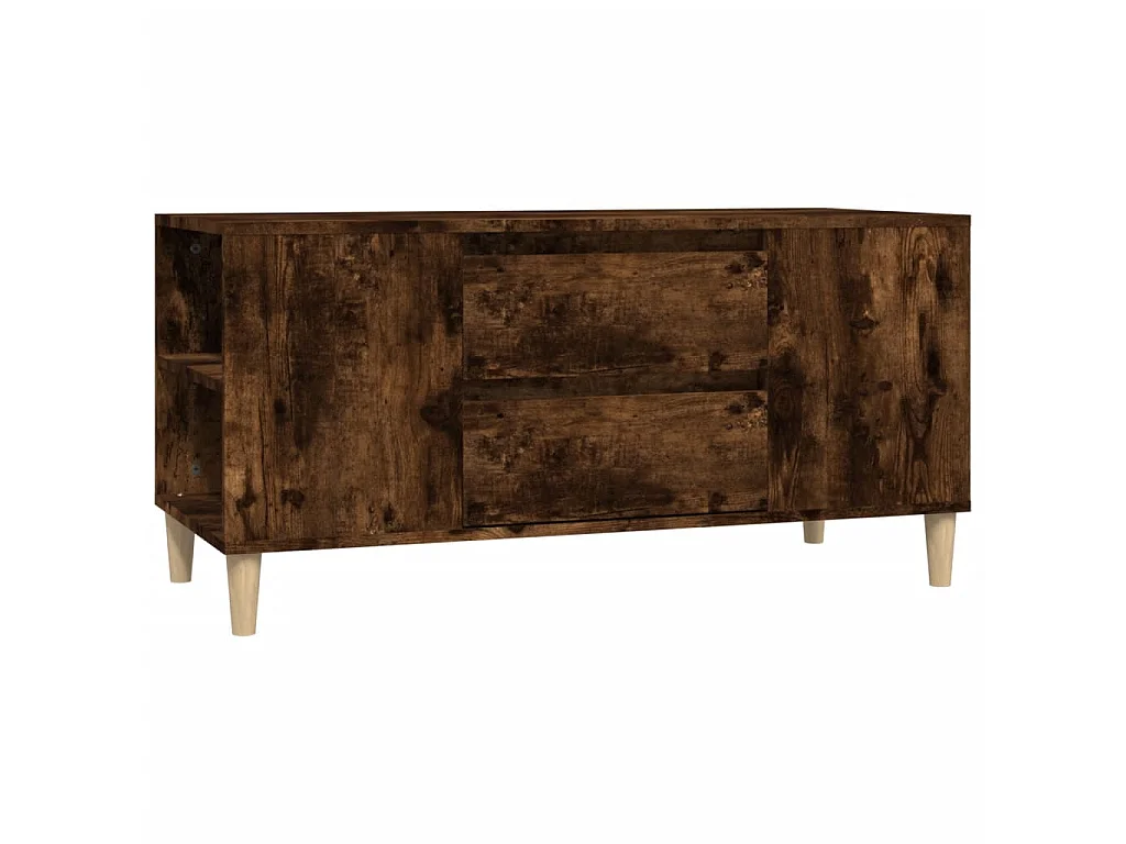 TV-Schrank,TV-Möbel Räuchereiche 102x44,5x50 cm Holzwerkstoff -gkd872453