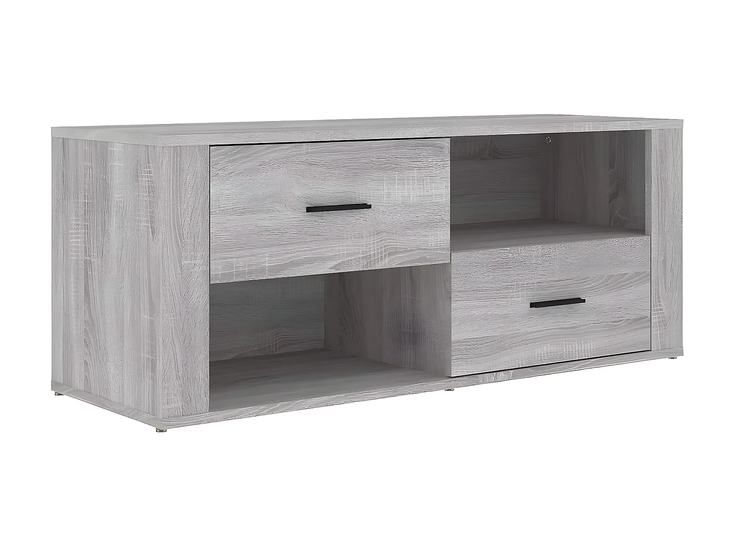Meuble TV Sonoma gris 100x35x40 cm Bois d'ingénierie BE84608