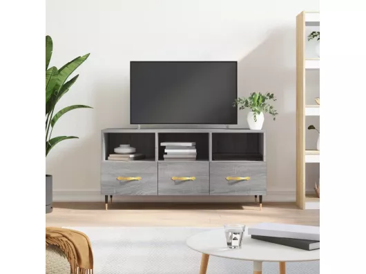 Kauf Unique TV-Schrank,TV-Möbel Grau Sonoma 102x36x50 cm Holzwerkstoff -gkd77216