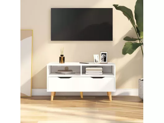 Kauf Unique TV-Schrank,TV-Möbel Weiß 90x40x48,5 cm Holzwerkstoff -gkd144881