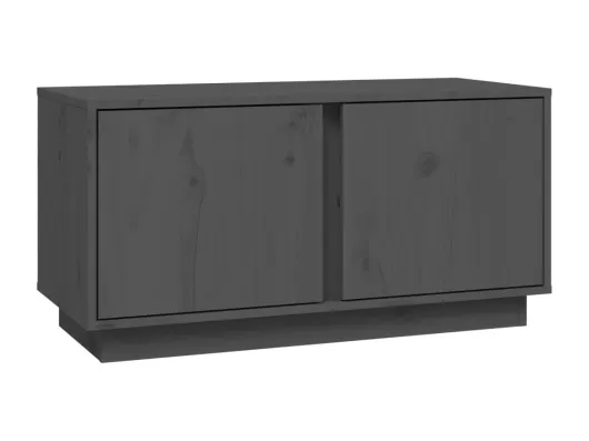 Kauf Unique TV-Schrank,TV-Möbel Grau 80x35x40,5 cm Massivholz Kiefer -gkd613110