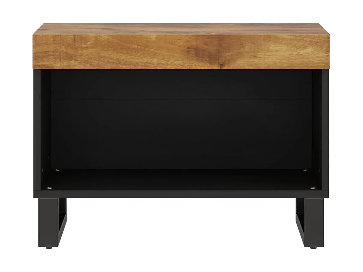 Meuble TV 60x33x43,5 cm bois massif de manguier LWW80059