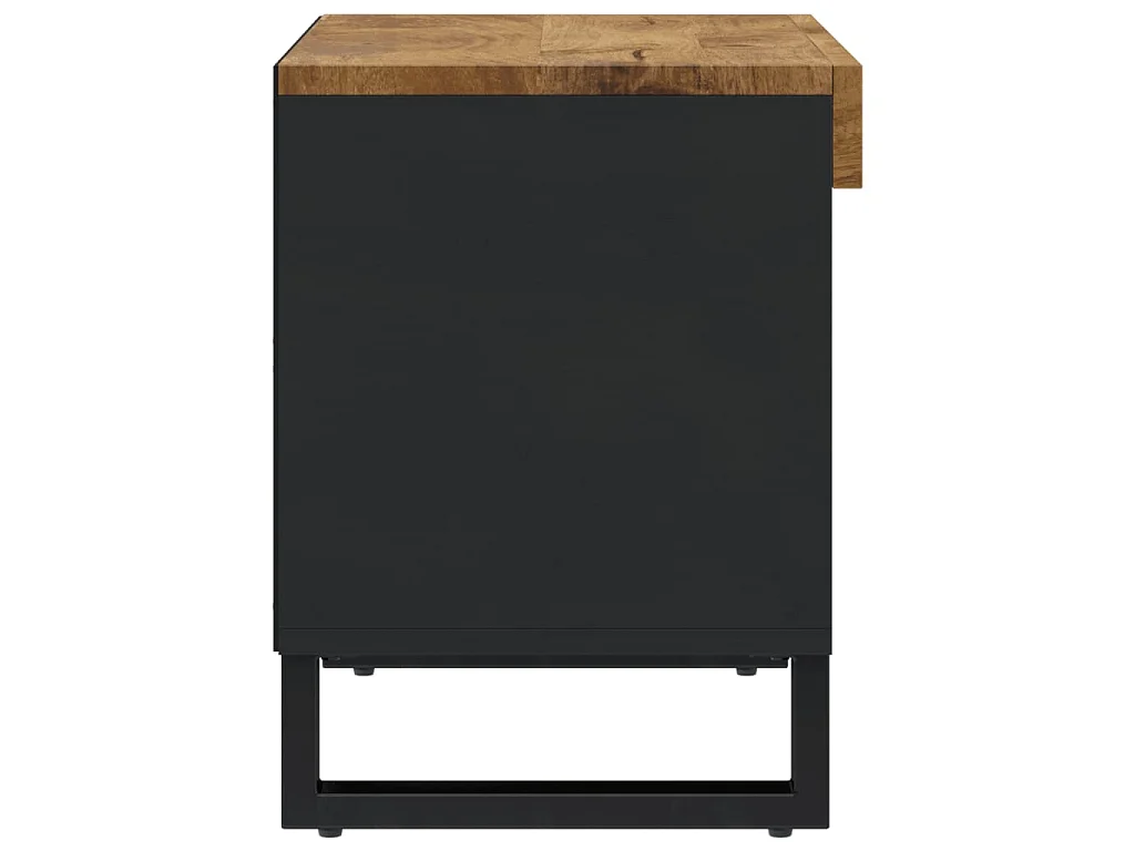 Meuble TV 60x33x43,5 cm bois massif de manguier LWW80059