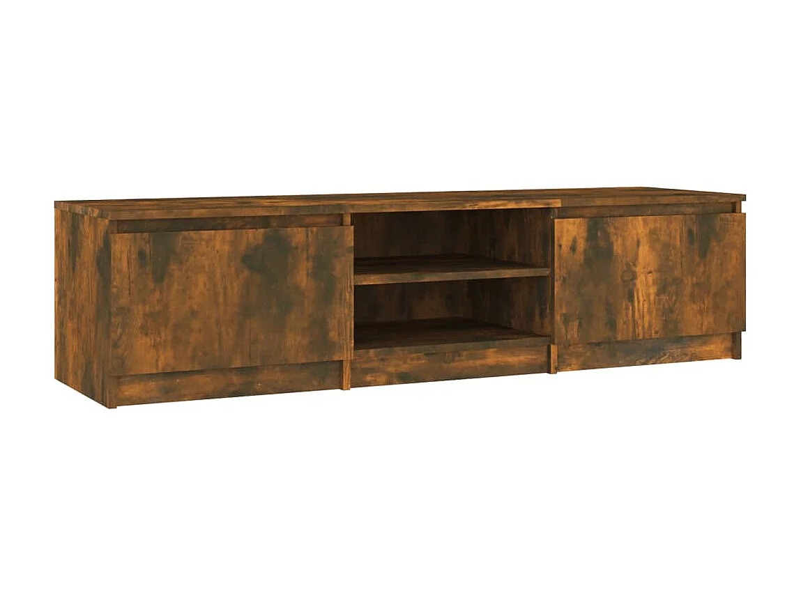 Tv-meubel 140x40x35,5 cm bewerkt hout gerookt eikenkleurig NL34327