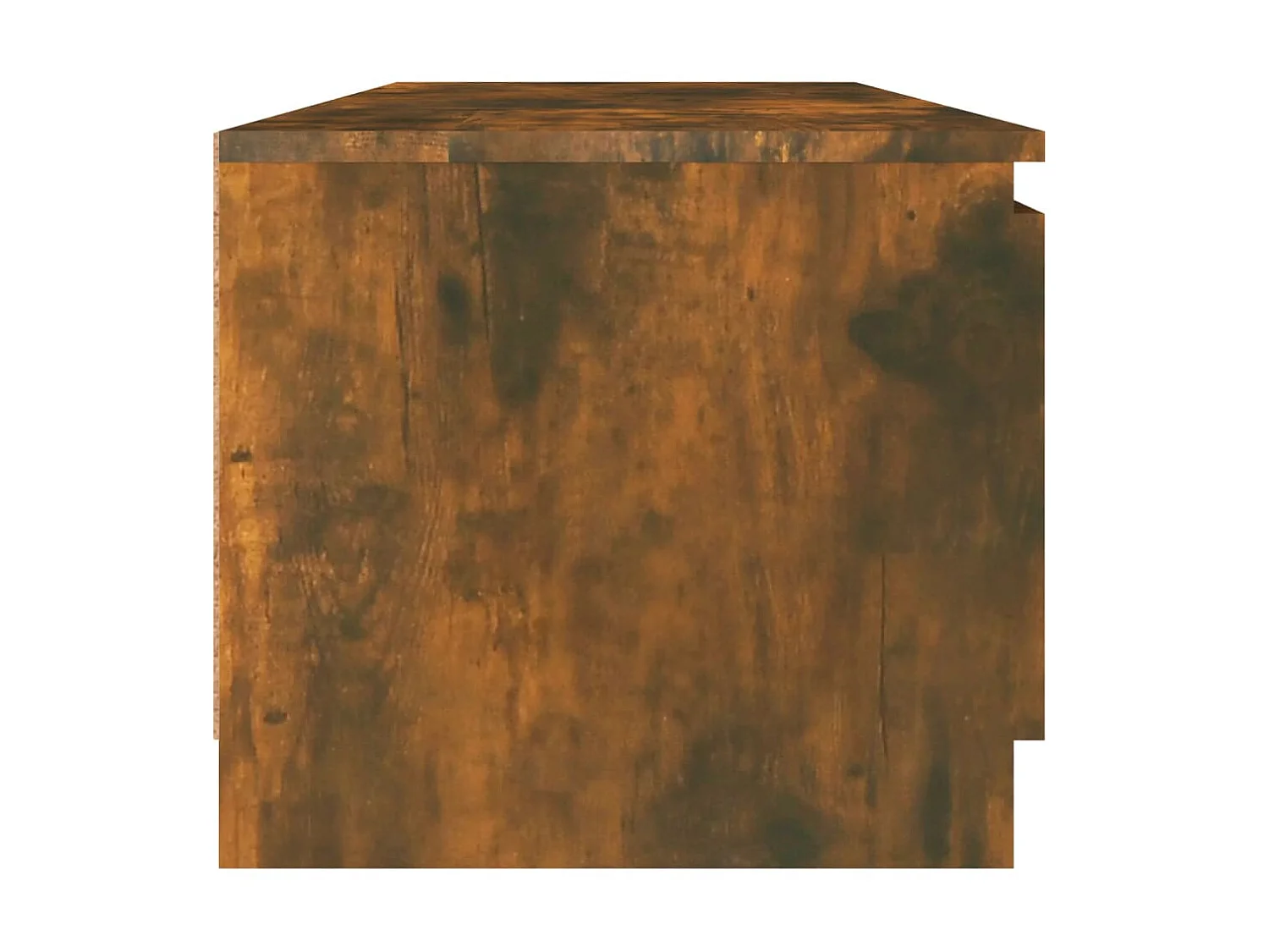 Meuble TV Chêne fumé 140x40x35,5 cm Bois d'ingénierie BE18432