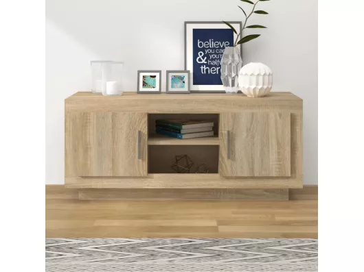 Kauf Unique TV-Schrank,TV-Möbel Sonoma-Eiche 102x35x45 cm Holzwerkstoff -gkd149774