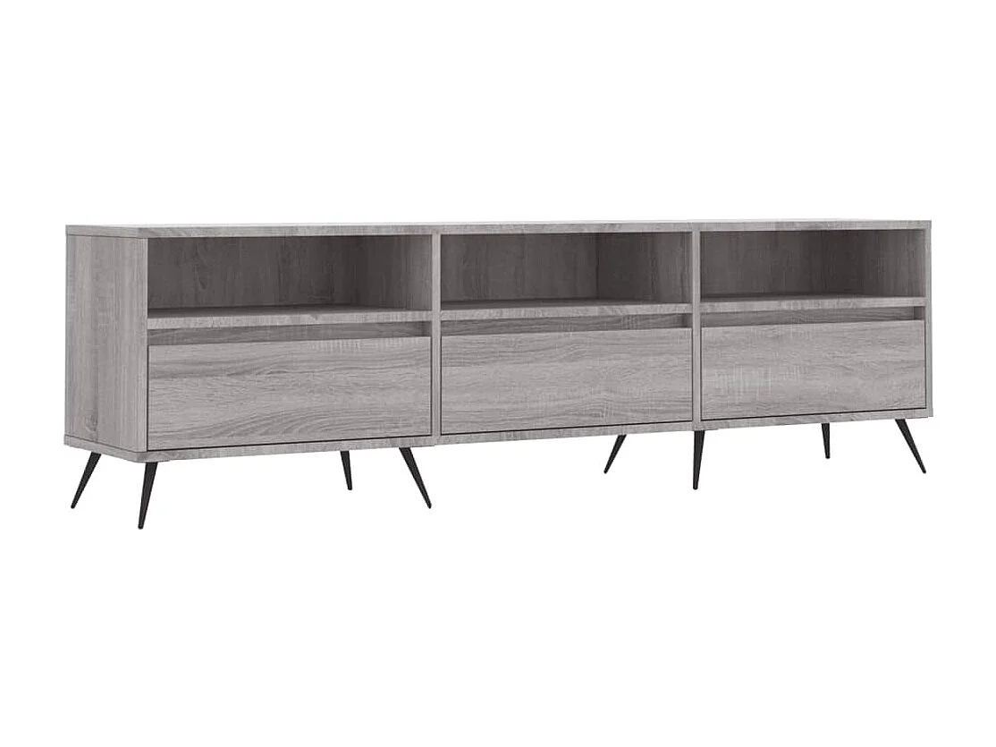 TV-Schrank,TV-Möbel Grau Sonoma 150x30x44,5 cm Holzwerkstoff -gkd777552