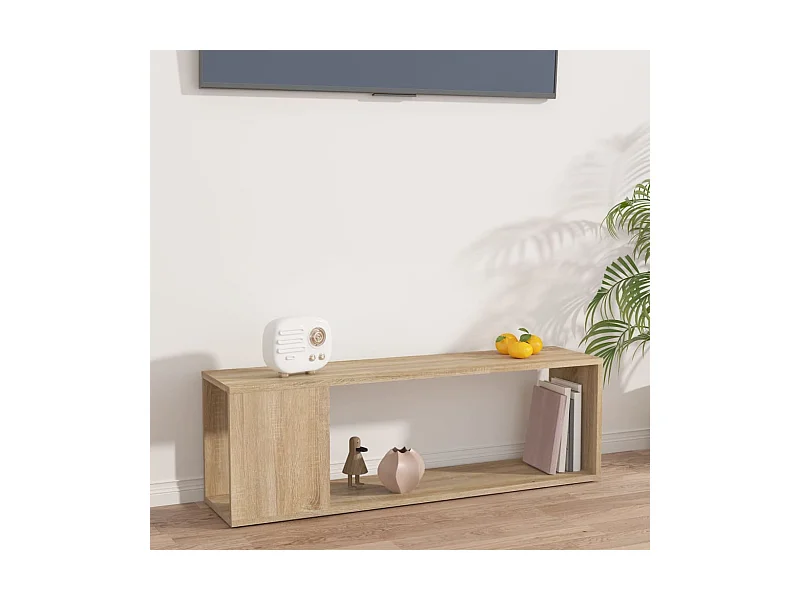 Móvel de TV 100x24x32 cm derivados de madeira carvalho sonoma PT282187