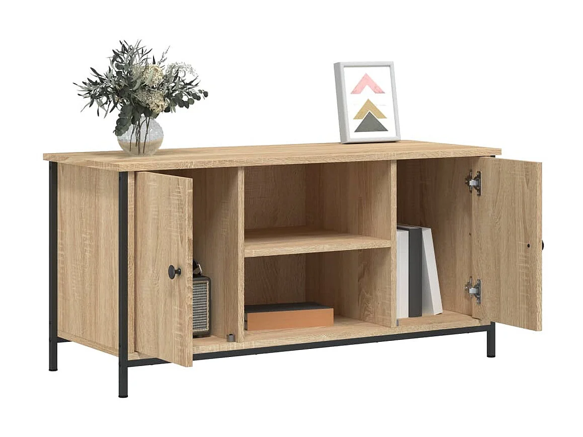 TV-Schrank,TV-Möbel Sonoma-Eiche 100x40x50 cm Holzwerkstoff -gkd882367