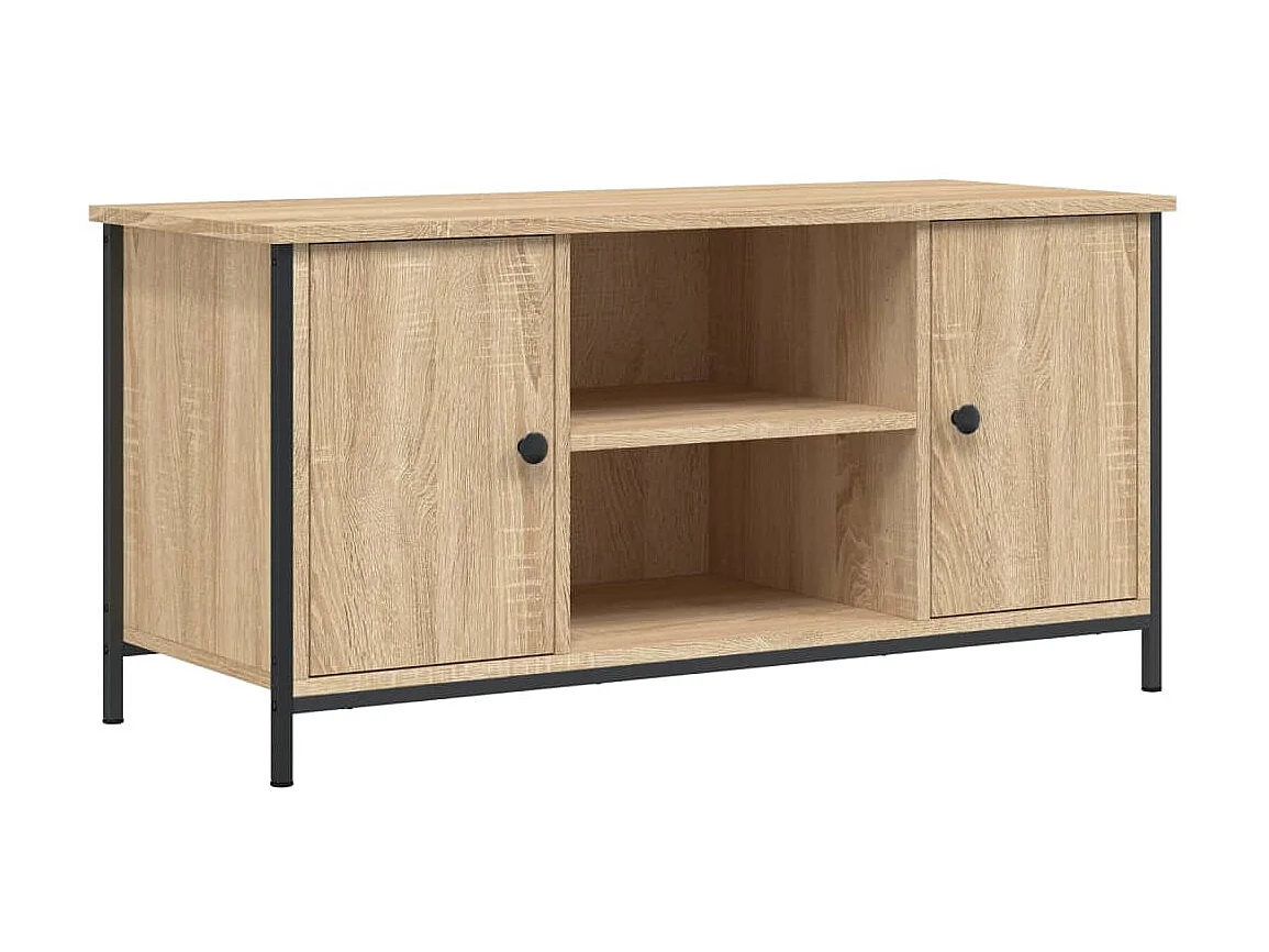 Meuble TV Chêne sonoma 100x40x50 cm Bois d'ingénierie BE68490