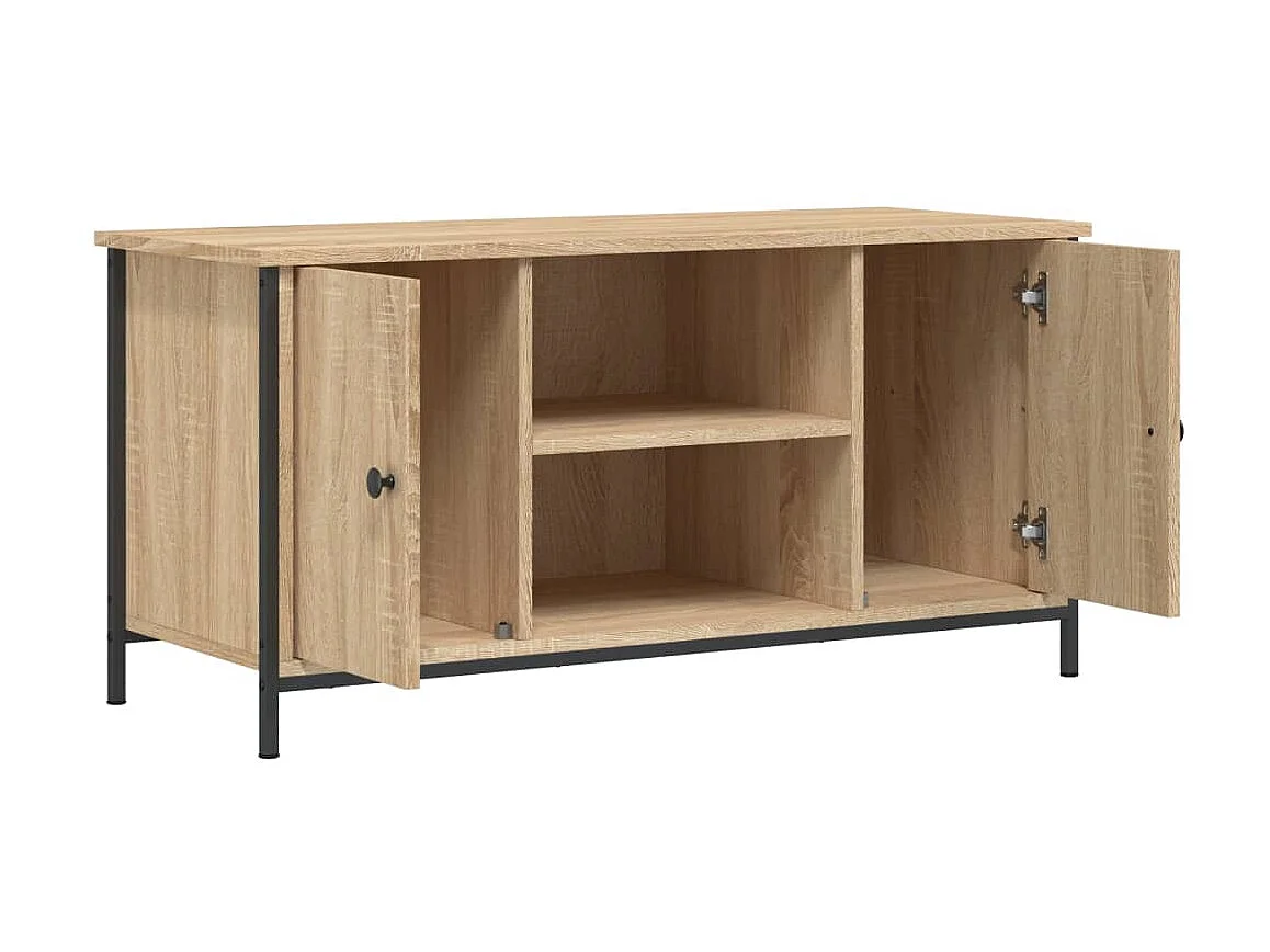 Meuble TV Chêne sonoma 100x40x50 cm Bois d'ingénierie BE68490