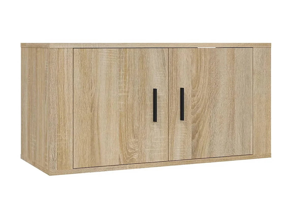 Ensemble de meubles TV 3 pcs Chêne sonoma Bois d'ingénierie BE25660