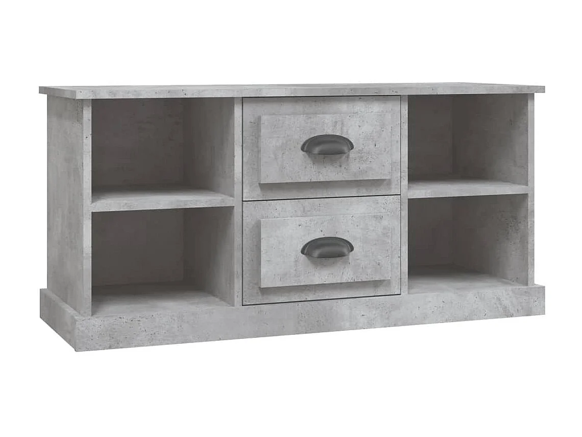 TV-Schrank,TV-Möbel Betongrau 99,5x35,5x48 cm Holzwerkstoff -gkd962423