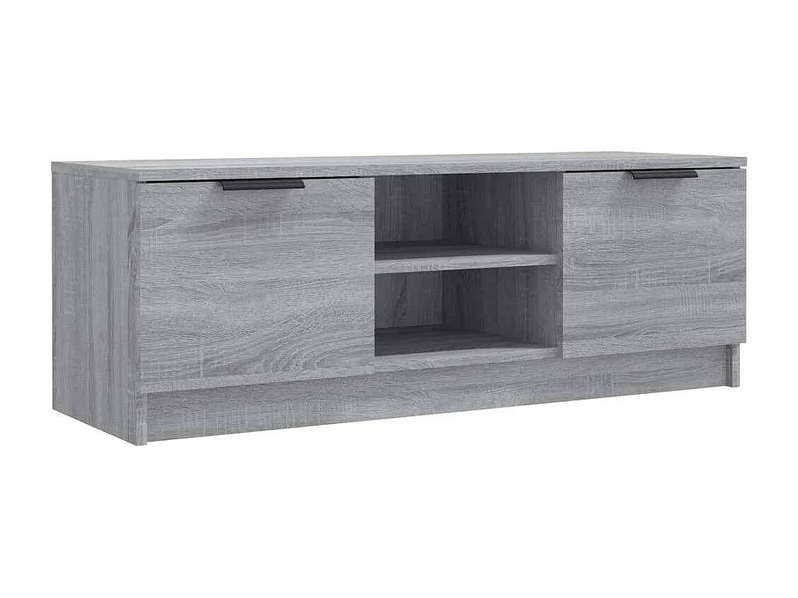 TV-Schrank,TV-Möbel Grau Sonoma 102x35x36,5 cm Holzwerkstoff -gkd340479
