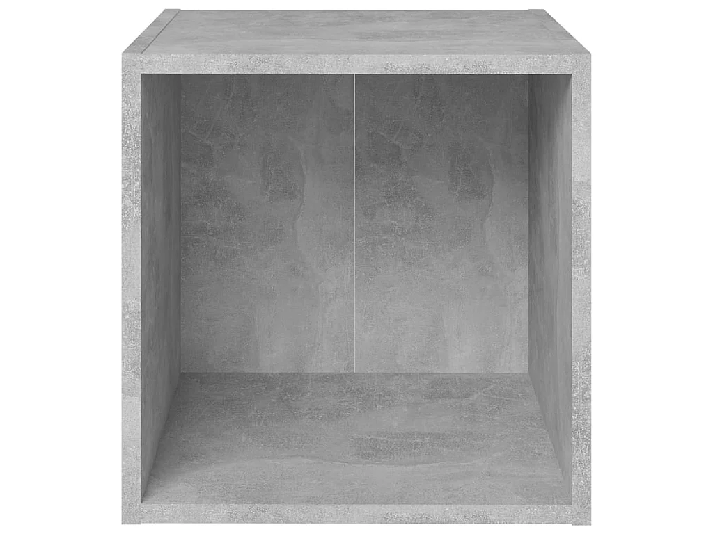 4 Stk.TV-Schränke,TV-Möbel Betongrau 37x35x37 cm Holzwerkstoff -gkd611635