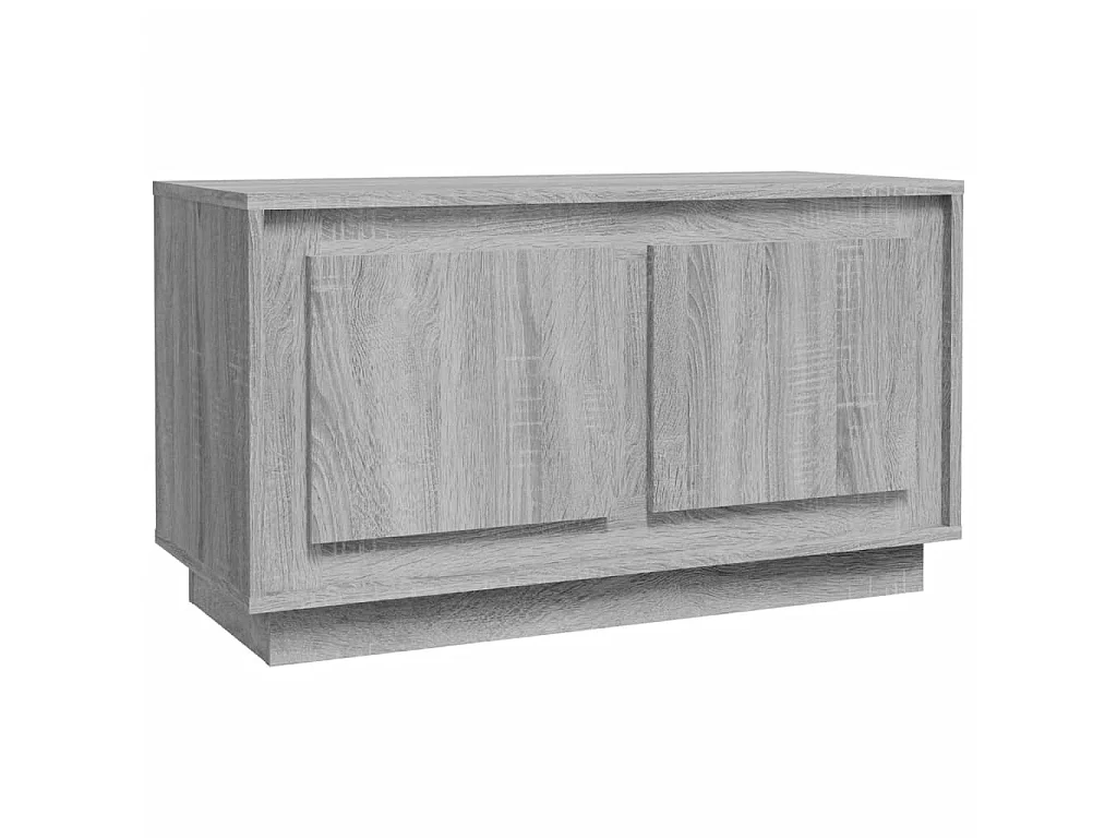 Meuble TV Sonoma gris 80x35x45 cm bois d'ingénierie BE96037