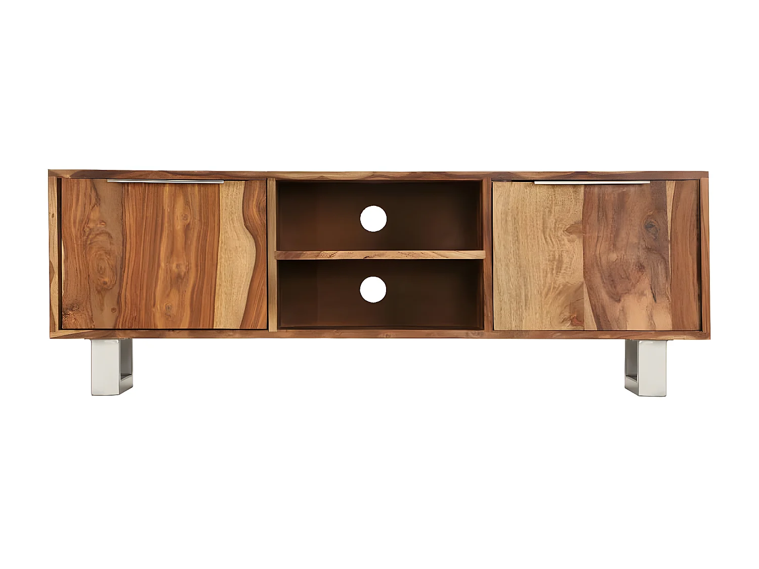 TV-Schrank,TV-Möbel Massivholz mit Honig-Finish 118 x 30 x 40cm -gkd167238