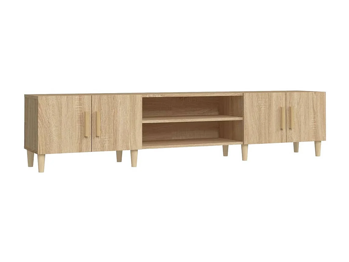 Meubles TV chêne sonoma 180x31,5x40 cm bois d'ingénierie -ASAF94816