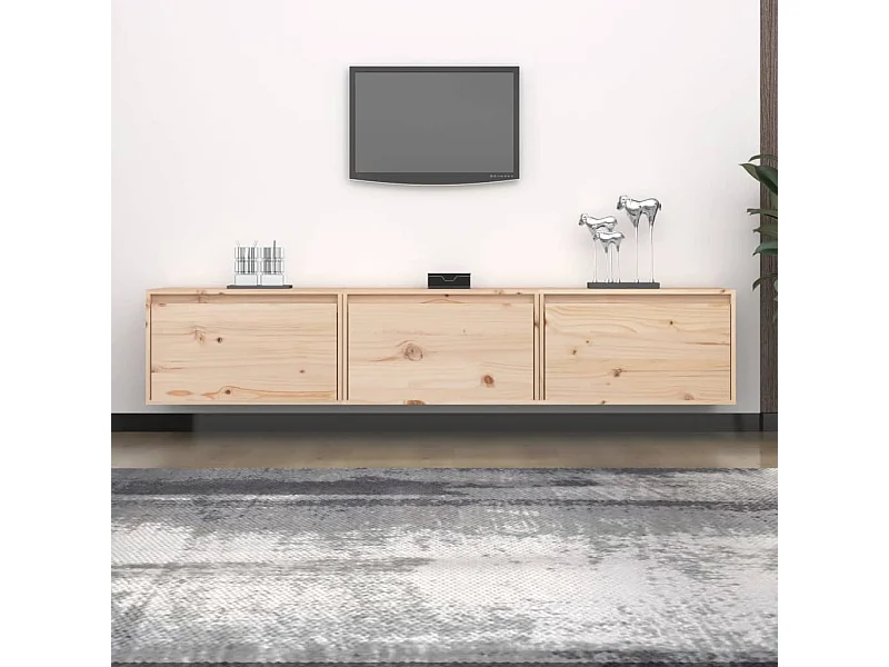 3 Stk.TV-Schränke,TV-Möbel Massivholz Kiefer -gkd491642