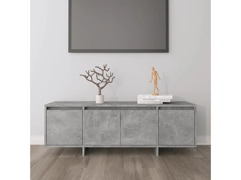 Tv-meubel 120x30x40,5 cm bewerkt hout betongrijs NL847532