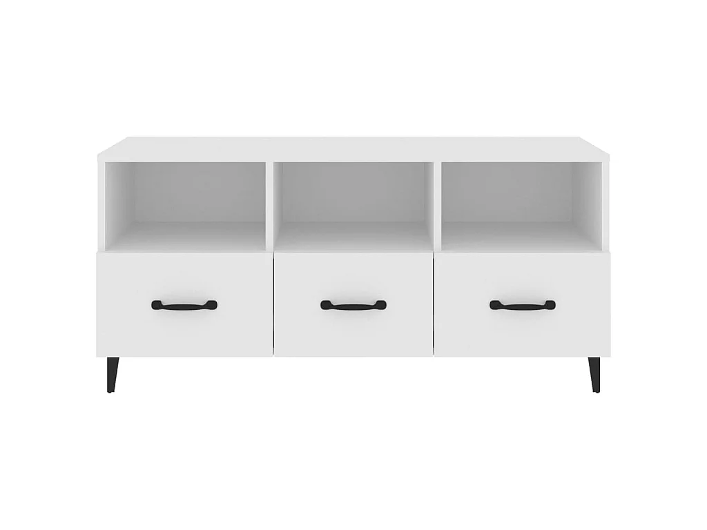 TV-Schrank,TV-Möbel Weiß 102x35x50 cm Holzwerkstoff -gkd635531