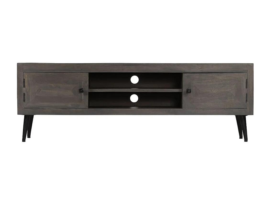 Meuble TV Bois massif de manguier 140 x 30 x 45 cm BE30927