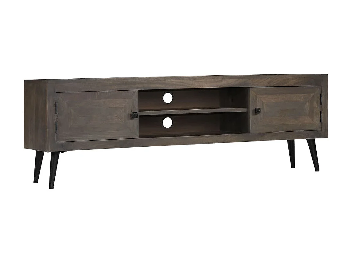 TV-Schrank,TV-Möbel Mangoholz Massiv 140 x 30 x 45 cm -gkd508678