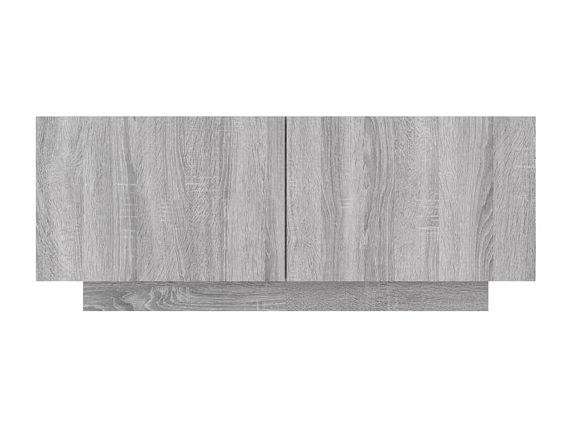 Meuble TV Sonoma gris 100x35x40 cm Bois d'ingénierie BE84386