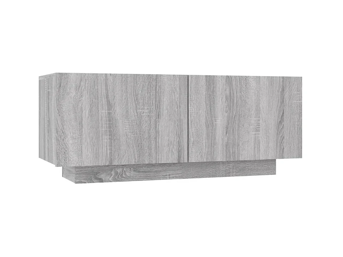 TV-Schrank,TV-Möbel Grau Sonoma 100x35x40 cm Holzwerkstoff -gkd674999