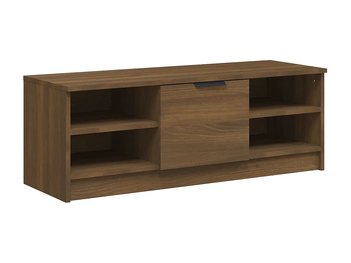 Meuble TV Chêne marron 102x35,5x36,5 cm Bois d'ingénierie BE26896