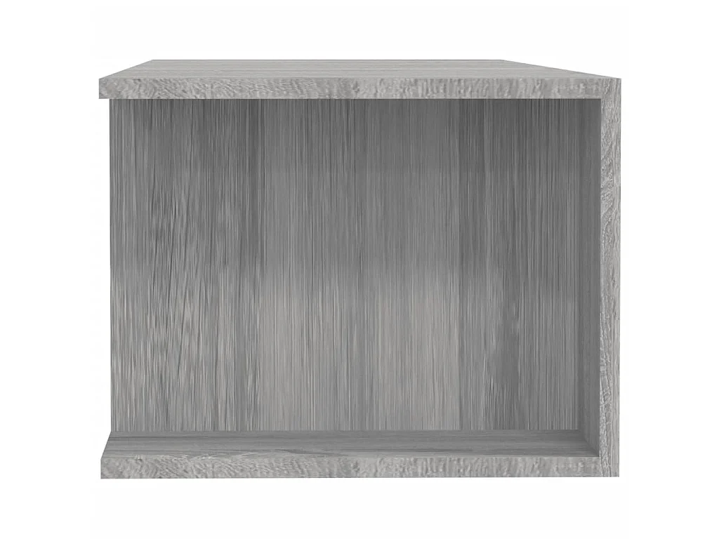 Móvel de TV com luzes LED 135x39x30 cm cinzento sonoma PT611946