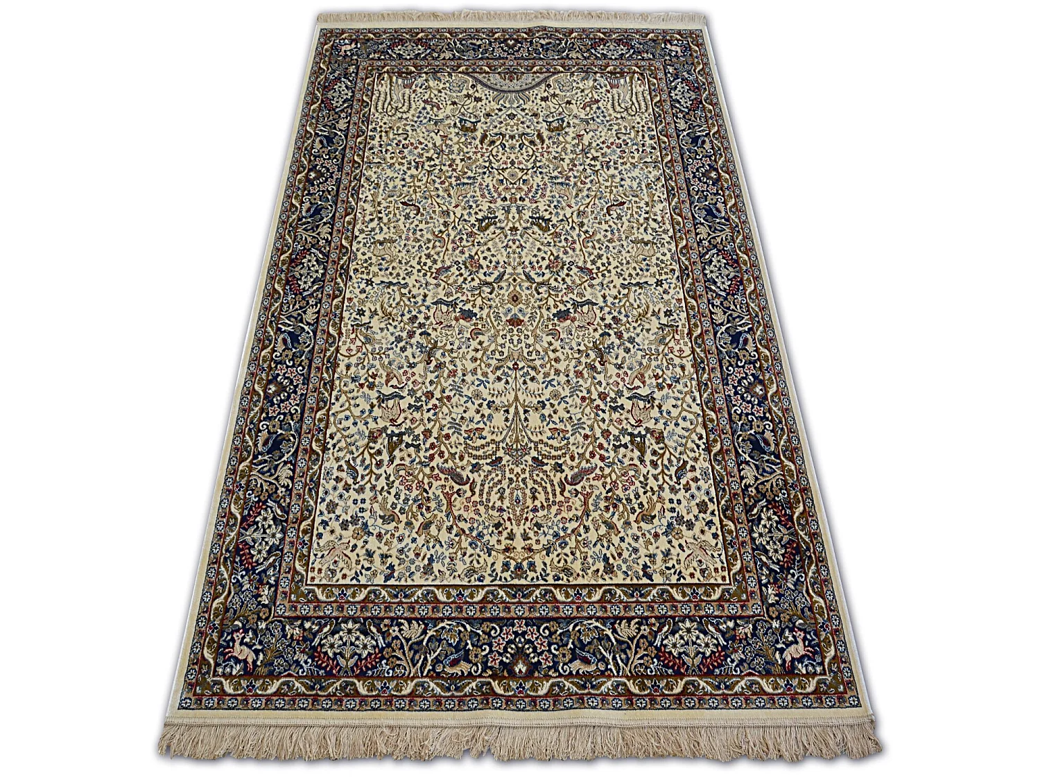 Tapijt WINDSOR 12806 ŻAKARD franje ivoor 160x230 cm