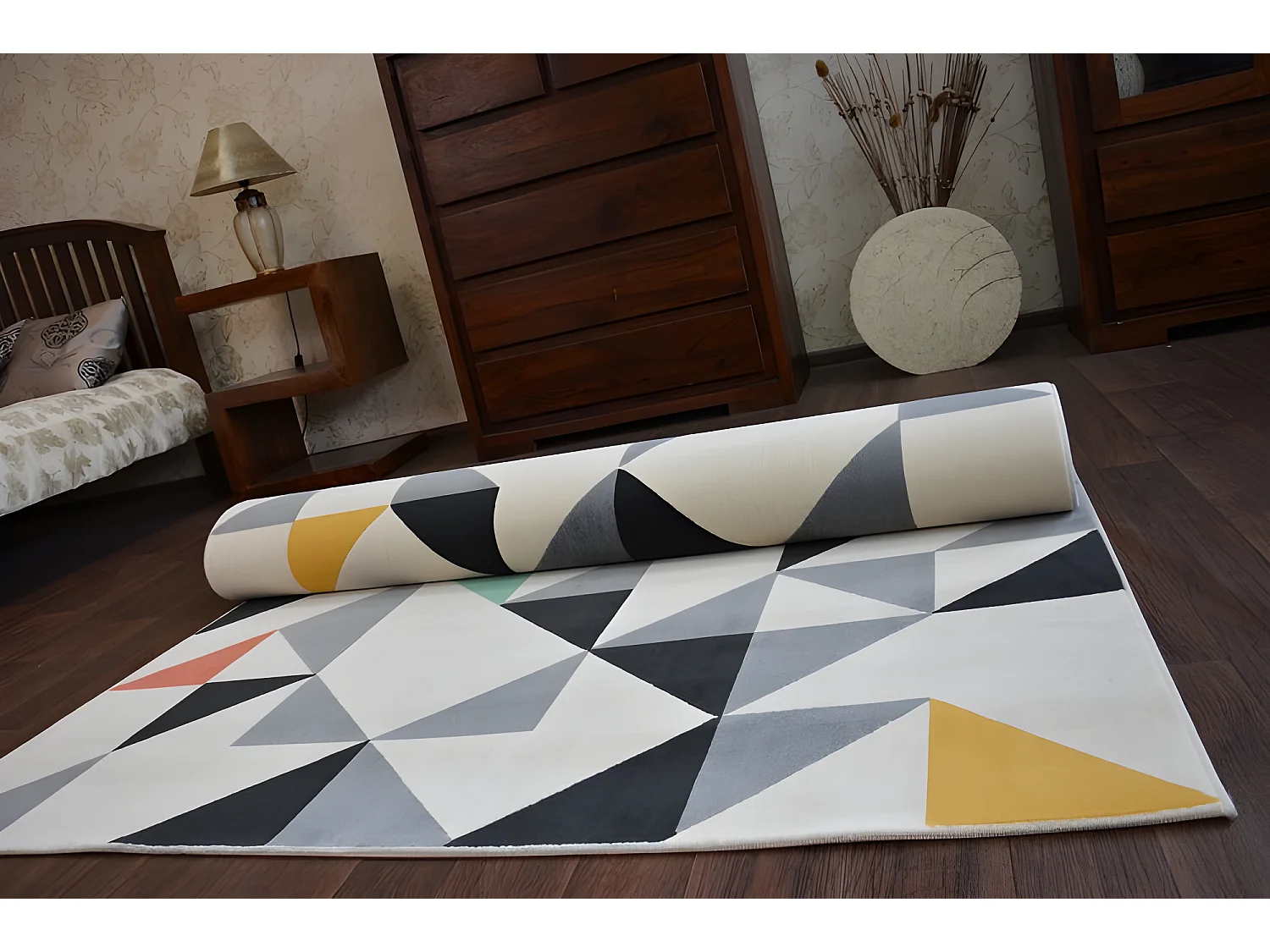 Tapis SCANDI 18214/763 - TRIANGLES 80x150 cm