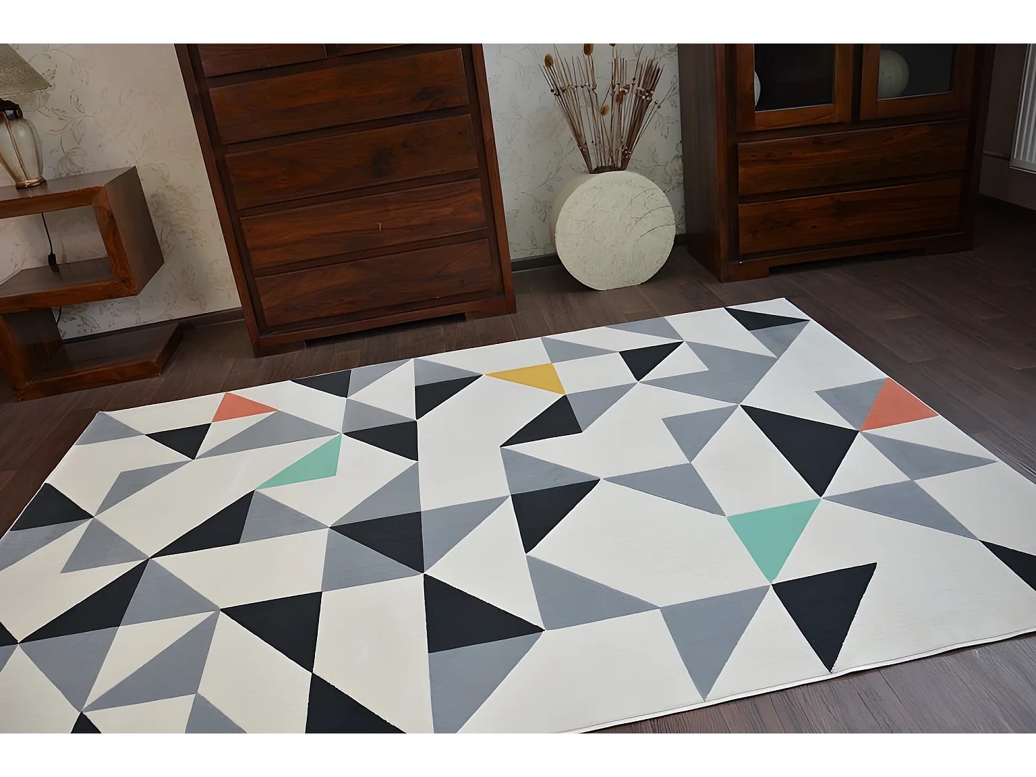 Tapis SCANDI 18214/763 - TRIANGLES 80x150 cm