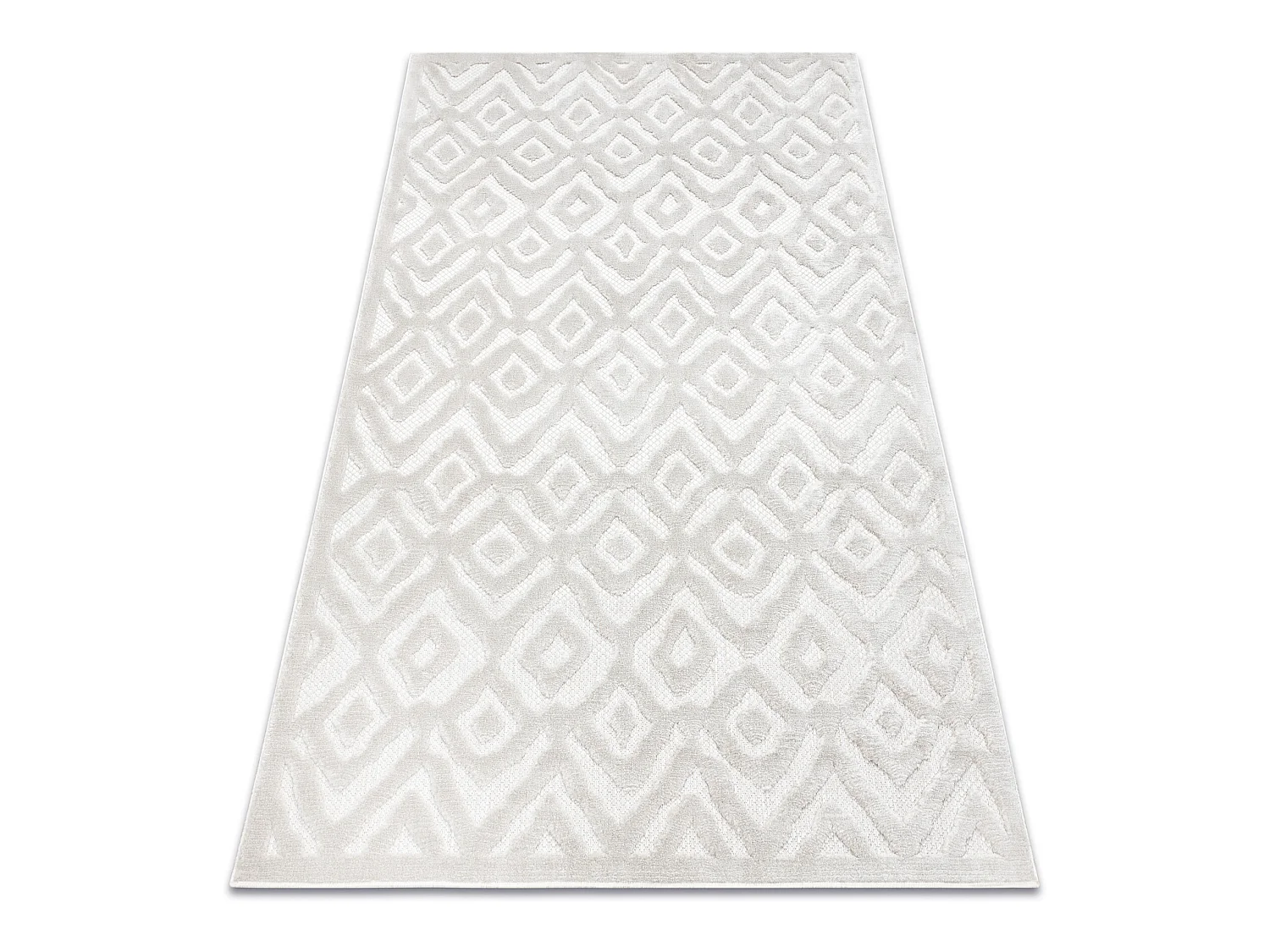 Tapijt SANTO SISAL 58381 diamanten, zigzag beige 140x190 cm