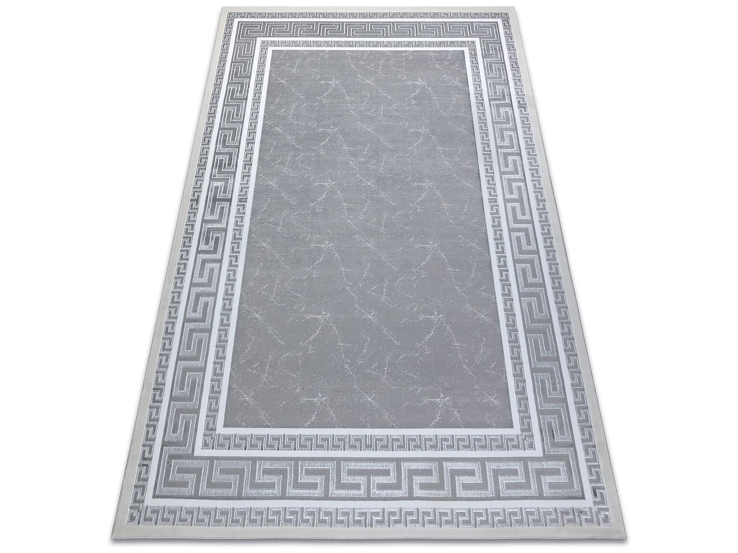 Tapijt GLOSS modern 2813 27 stijlvol, kader, Grieks grijskleuring 200x290 cm