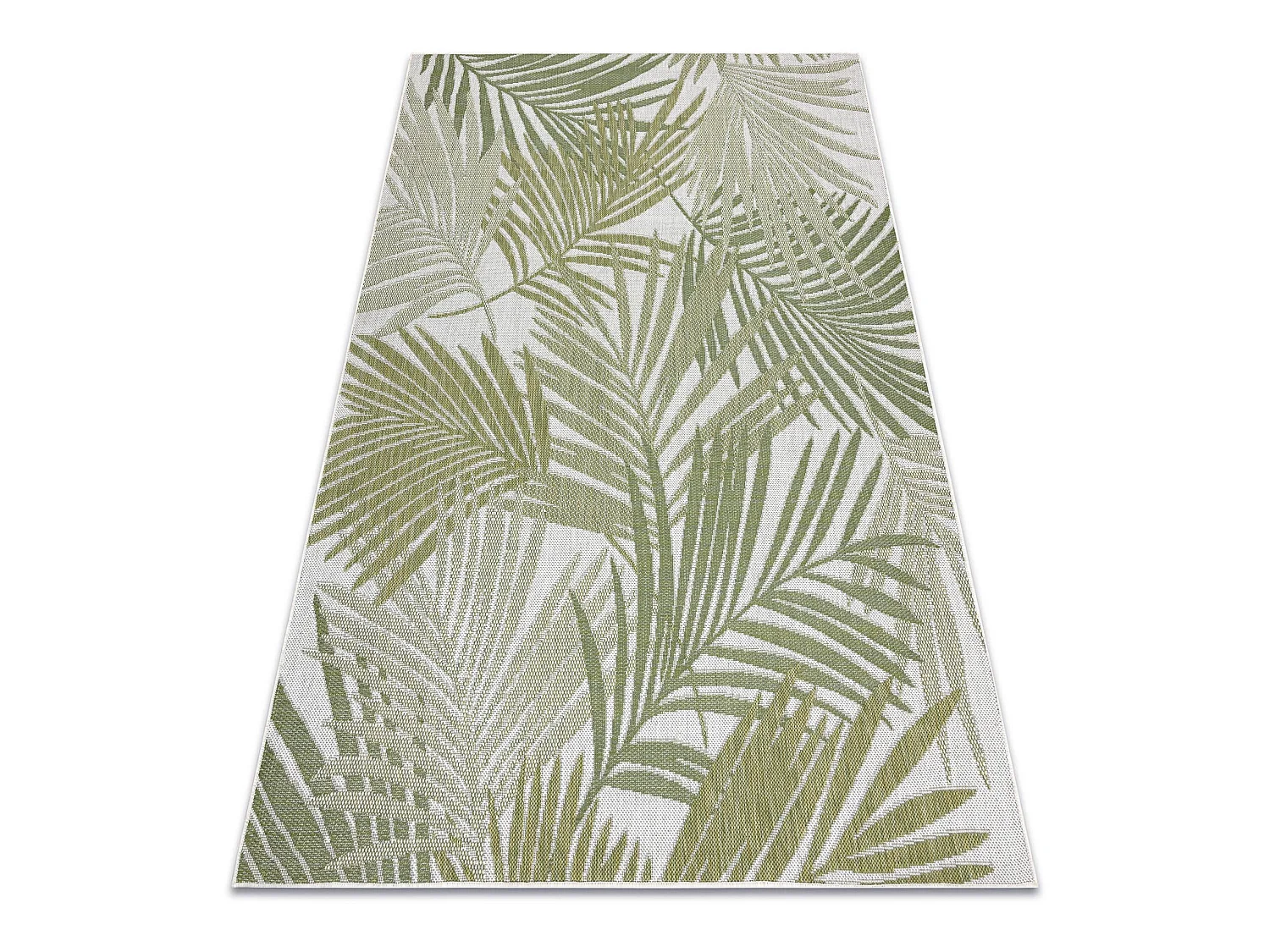 Tapis SIZAL SION Feuilles de palmier, tropical 2837 tissé à plat ecr 140x190 cm