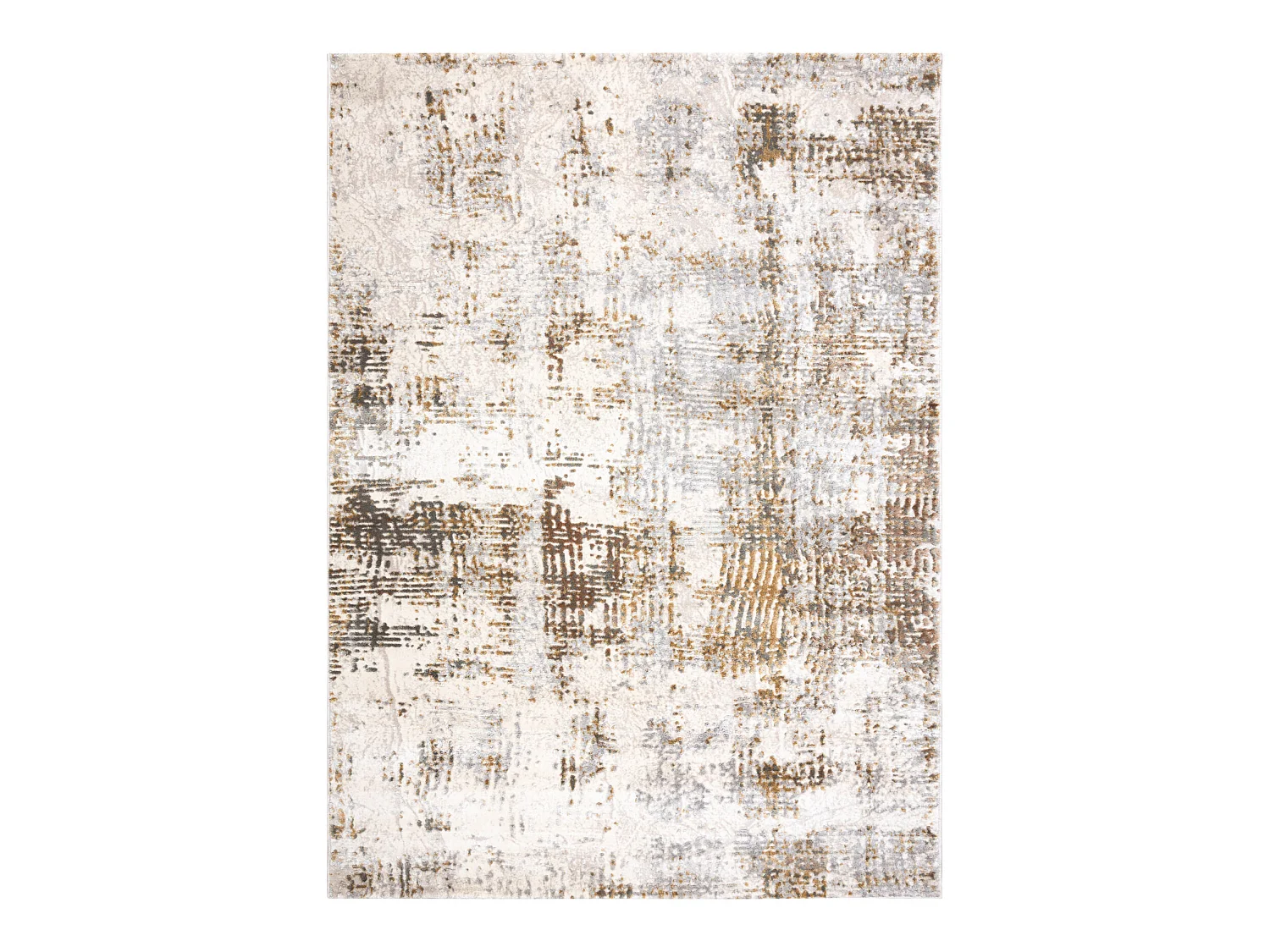 Tapijt ACRYL ELITRA 6202 Abstractie gewreven ivoor / geel  160x230 cm