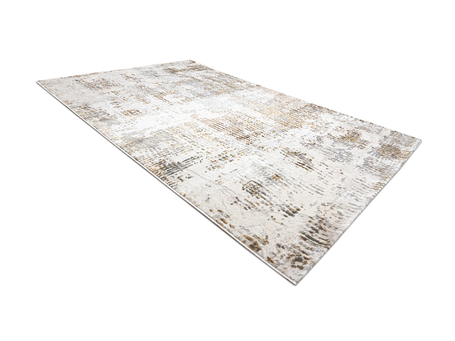 Tapijt ACRYL ELITRA 6202 Abstractie gewreven ivoor / geel  160x230 cm