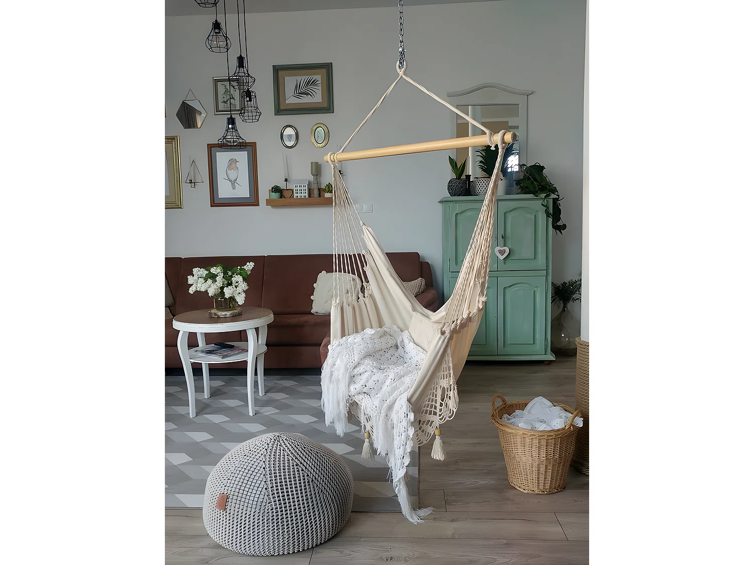 Sisal tapijt SISAL FLAT 48624/686 BLOKJES 3D 160x230 cm