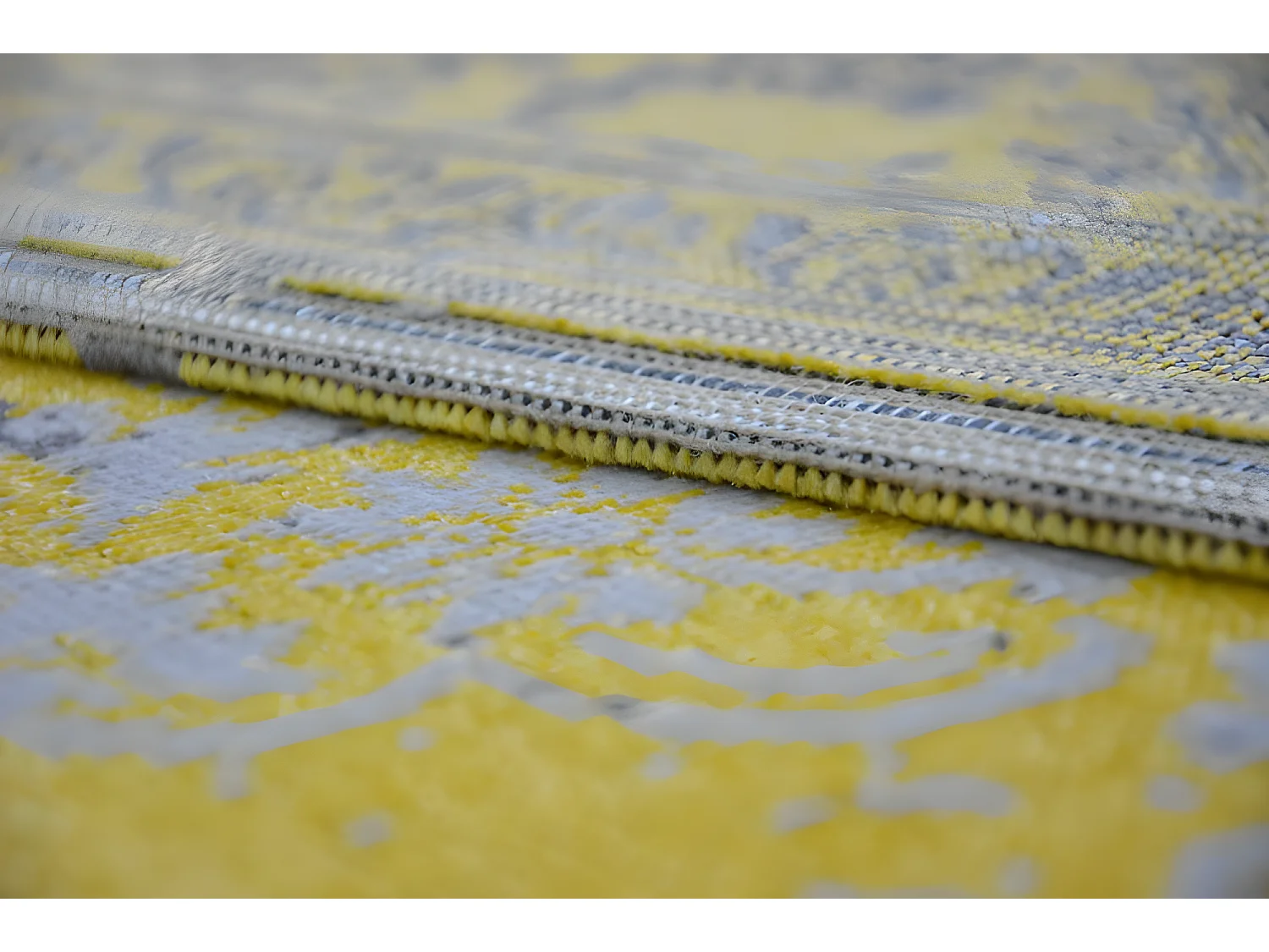 Tapis Vintage Rosette 22206/025 jaune 120x170 cm