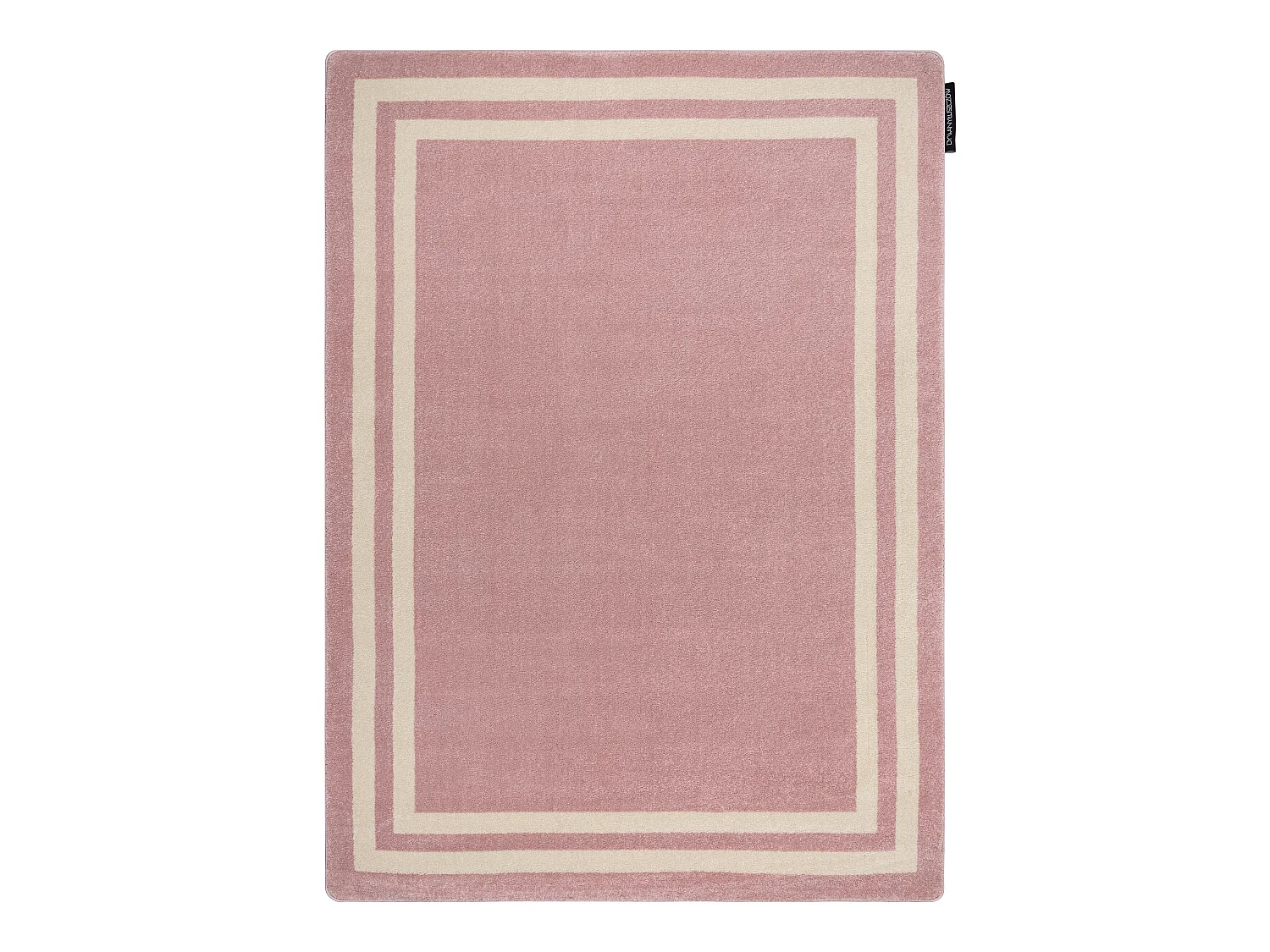 Tapis HAMPTON Cadre rose 200x290 cm