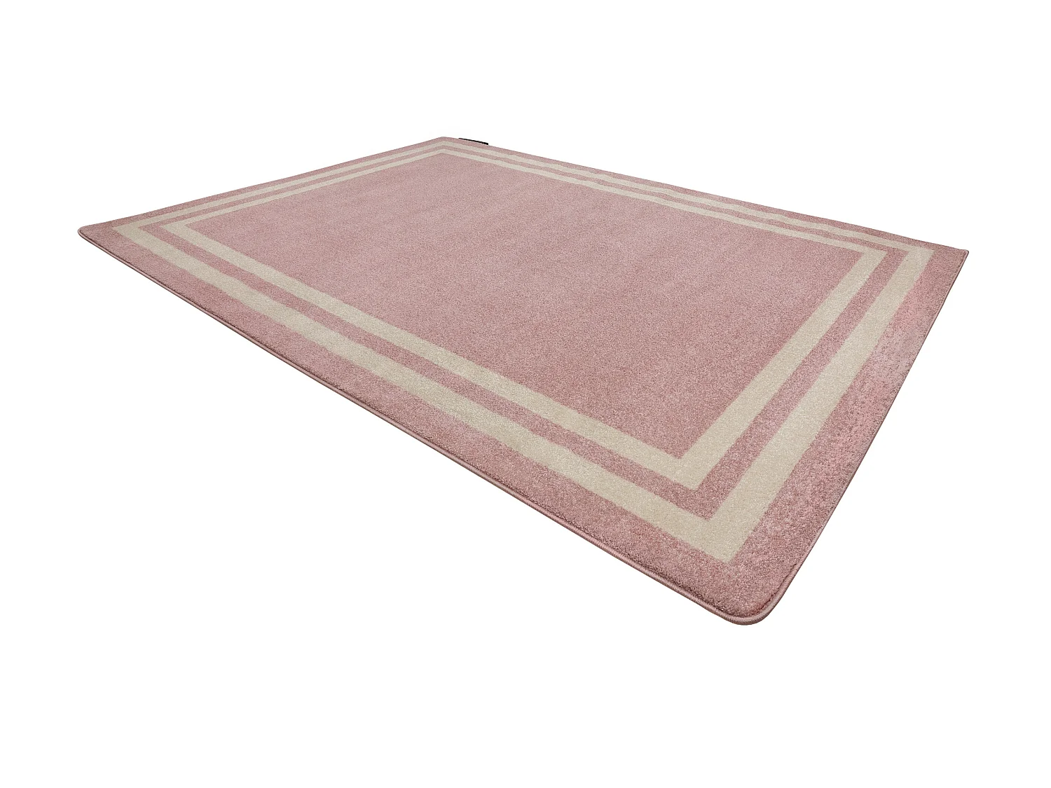 Tapis HAMPTON Cadre rose 200x290 cm