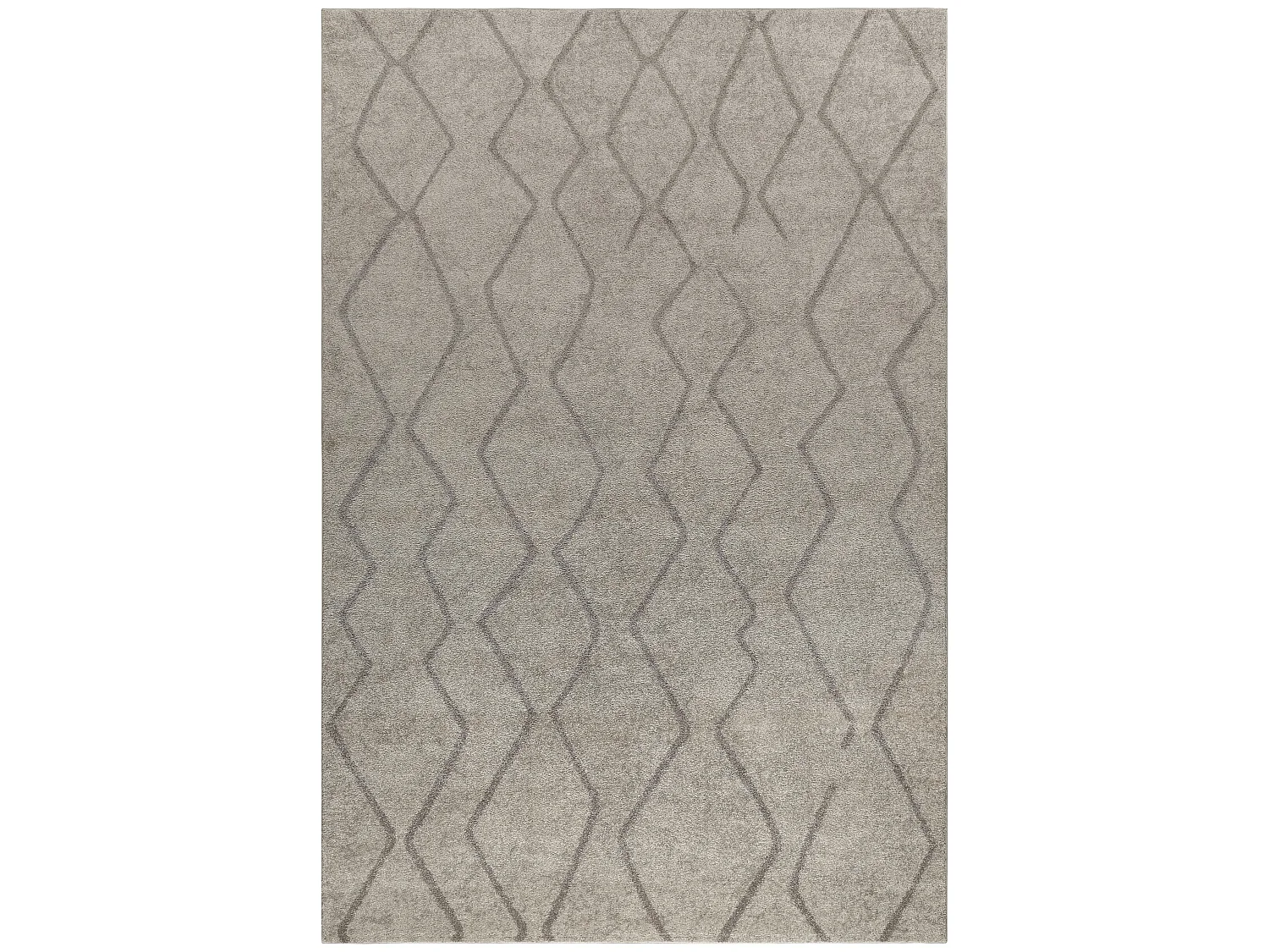 Tapijt SOFT 8050 ZIGZAG , BOHO crème / helder , bruin 140x190 cm